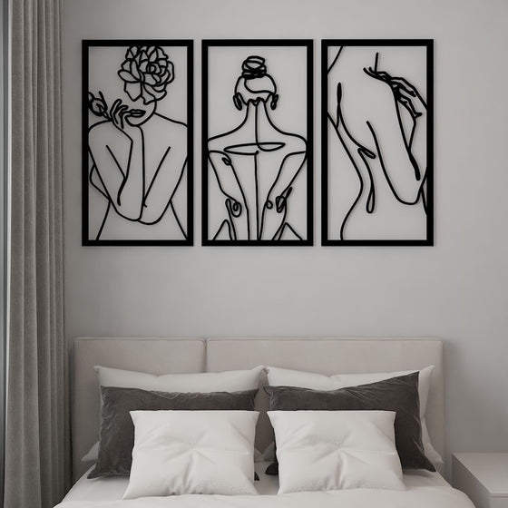 Framed Woman Wall Art (Not Priced) - Meraky Art