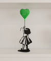 Balloon Girl Table Top Sculpture - Meraky Art