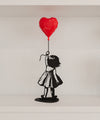 Balloon Girl Table Top Sculpture - Meraky Art