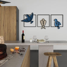  Birds in a Frame Apart Wall Art - Meraky Art