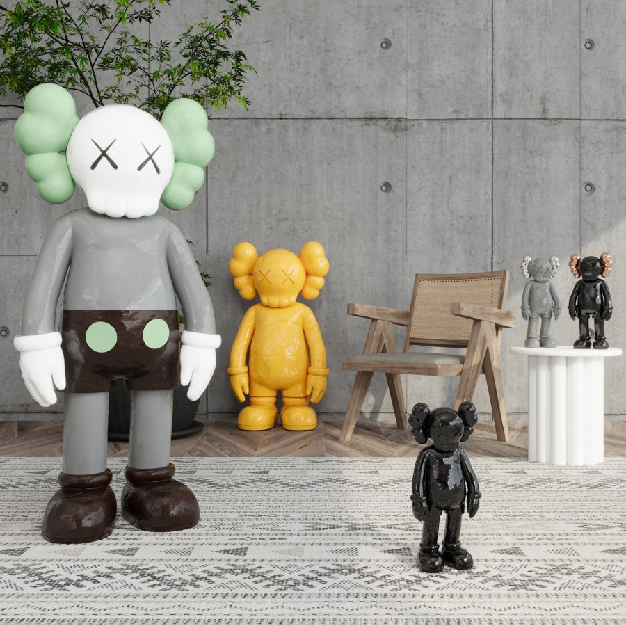 CUSTOM-KAWS-2x2_2_3 - Meraky Art