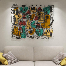  Fusion Mosaic: Abstract Ensemble Wall Art - Meraky Art