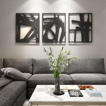  Elegant Abstractions: A Trio Wall Art - Meraky Art