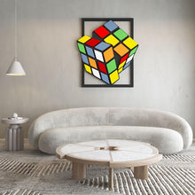  Beyond the Frame Rubik's Cube Wall Art - Meraky Art