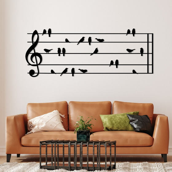 Harmonious Melody Birds Wall Art - Meraky Art