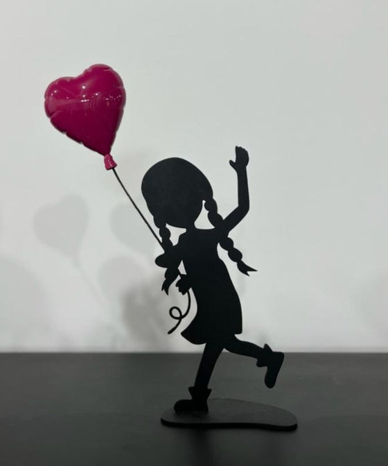 Running Girl Table Top Sculpture - Meraky Art