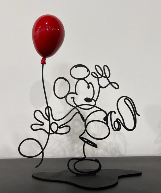 Mickey Mouse Outline Table Top Sculpture - Meraky Art