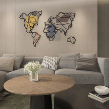  World Map Faces Wall Art - Meraky Art